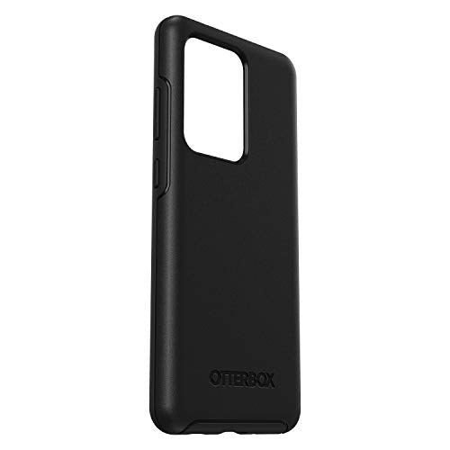 OtterBox Symmetry Series - Back cover for mobile phone - polycarbonate, synthetic rubber - black - for Samsung Galaxy S20 Ultra, S20 Ultra 5G