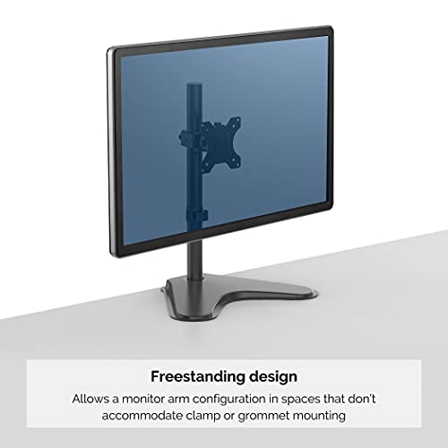 Fellowes Prof Series Freestanding Single Monitor Arm