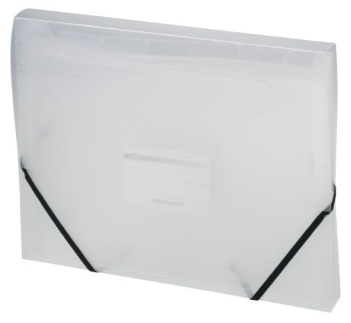 Best Value Multipart Expanding File A4 6 Compartment With Tabs Clear