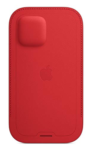 Apple with MagSafe (PRODUCT) RED - Protective sleeve for mobile phone - leather - red - for iPhone 12, 12 Pro