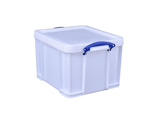 Best Value Really Useful Storage Box 35 Litre White Strong