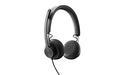 Logitech Zone Wired MSFT Teams - Headset - on-ear - wired - USB-C - graphite - Certified for Microsoft Teams