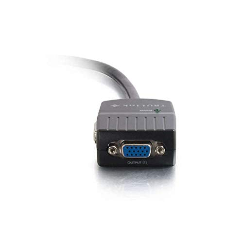 C2G TruLink 2-Port UXGA Monitor Splitter - Video splitter - 2 x VGA - desktop