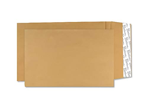 Best Value Blake Premium Avant Garde C4 324 x 229 x 25 mm 140 gsm Heavyweight Extra Strong Peel & Seal Gusset Pocket Envelopes (AG0052) Cream Manilla - Pack of 100