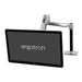 Ergotron LX Sit-Stand Desk Mount LCD Arm - Mounting kit (pole, VESA adapter, sit-stand arm, desk clamp base, grommet-mount base) for LCD display - aluminium - polished aluminium - screen size: up to 42"