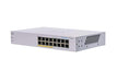 Cisco Business 110 Series 110-16PP - Switch - unmanaged - 8 x 10/100/1000 (PoE) + 8 x 10/100/1000 - desktop, rack-mountable, wall-mountable - PoE (64 W)