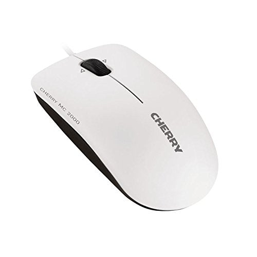 Best Value CHERRY MC 2000 3 Button Tilt-Wheel USB Mouse - Light Grey