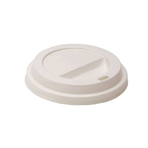 Best Value White Hot Drinks Lid With Drinking Hole Pack Of 100