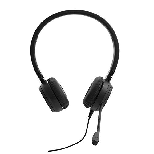 Lenovo Pro Wired Stereo VOIP Headset - Headset - on-ear - wired - black - for ThinkCentre M90, ThinkPad E14 Gen 3, L14 Gen 2, L15 Gen 2, P14s Gen 2, V50t Gen 2 13