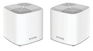 D-Link Covr Whole Home COVR-X1862 - Wi-Fi system (2 routers) - up to 420 sq.m - mesh - GigE - 802.11a/b/g/n/ac/ax - Dual Band