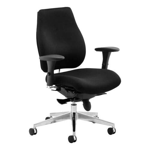 Chiro Plus Chair Black with Arms PO000001