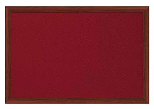 Best Value Bi-Office Earth-It Red Felt 240x120cm Cherry Wood 32 mm DD