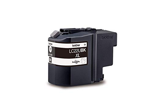 Brother LC22UBK - XL - black - original - ink cartridge - for Brother DCP-J785DW, DCP-J785DWXL, MFC-J985DW, INKvestment Work Smart MFC-J985DW