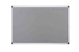 Best Value Bi-Office Notice Board Maya, Grey Felt, Aluminium Frame, 180 x 120 cm