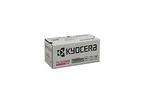 Best Value Kyocera TK-5230M Toner Magenta, Original Premium Printer Cartridge 1T02R9BNL0-0T2R9BNL for ECOSYS M5521cdw(n)/M5526cdw(n)/P5021cdw(n)/P5026cdw(n)