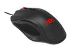 AOC Gaming GM200 - Mouse - ergonomic - right-handed - optical - 6 buttons - wired - USB 2.0