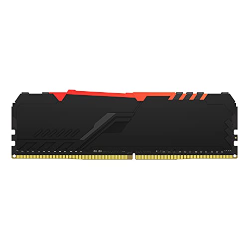 Kingston FURY Beast RGB - DDR4 - module - 8 GB - DIMM 288-pin - 2666 MHz / PC4-21300 - CL16 - 1.2 V - unbuffered - non-ECC - black