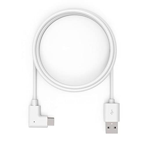 Compulocks 6ft 2.0 USB-A to 90-Degree USB-C Cable - USB cable - USB (M) straight to USB-C (M) right-angled - 1.83 m - white - for P/N: 104GA7SB, 109IPDSB, 109IPDSW, 1910GASB, 1910GASW, 211SENW, 299PSENB, 299PSENW