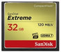 Best Value SanDisk Extreme 32 GB UDMA7 CompactFlash Card - Black/Gold