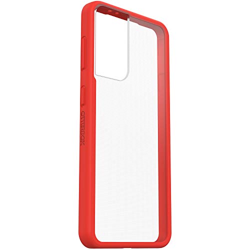 OtterBox React Samsung Galaxy S21 5G Power Red - clear/red