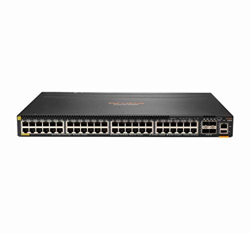 HPE Aruba 6300M - Switch - L3 - Managed - 48 x 10/100/1000 (PoE+) + 4 x 1 Gigabit / 10 Gigabit / 25 Gigabit / 50 Gigabit SFP56 (uplink / stacking) - front and side to back - rack-mountable - PoE+ (1440 W)