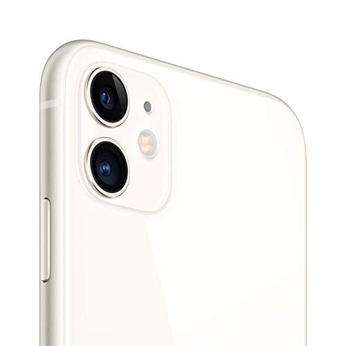 Apple iPhone 11 - Smartphone - dual-SIM - 4G Gigabit Class LTE - 64 GB - 6.1" - 1792 x 828 pixels (326 ppi) - Liquid Retina HD display (12 MP front camera) - 2x rear cameras - white