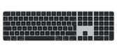 Apple Magic Keyboard with Touch ID and Numeric Keypad - Keyboard - Bluetooth, USB-C - AZERTY - French - black keys