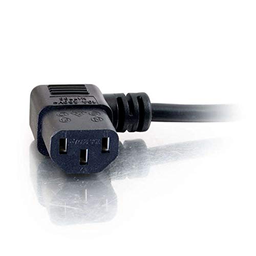 C2G Universal Power Cord - Power cable - BS 1363 (M) to IEC 60320 C13 - 2 m - 90░ connector, molded - black