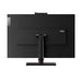 Lenovo ThinkVision T27hv-20 - LED monitor - 27" (27" viewable) - 2560 x 1440 QHD @ 60 Hz - IPS - 350 cd/m? - 1000:1 - 4 ms - HDMI, DisplayPort, USB-C - speakers - raven black