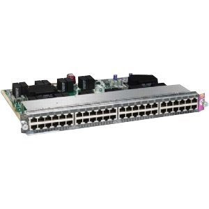 Cisco Line Card E-Series Premium - Switch - 48 x 10/100/1000 (PoE) - plug-in module - PoE - refurbished