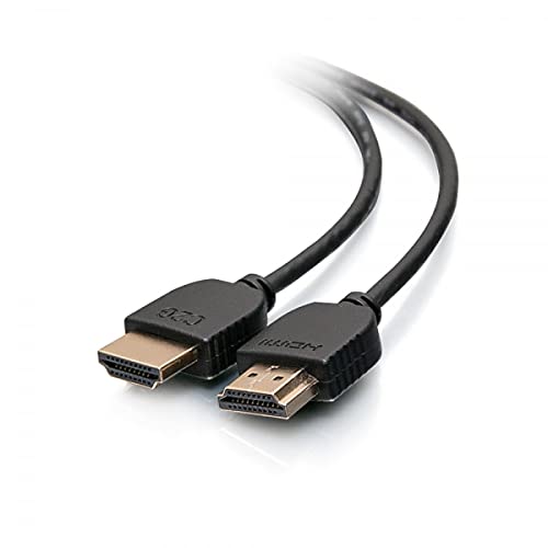 C2G 1ft 4K HDMI Cable - Ultra Flexible Cable with Low Profile Connectors - HDMI cable - HDMI male to HDMI male - 30.5 cm - double shielded - black