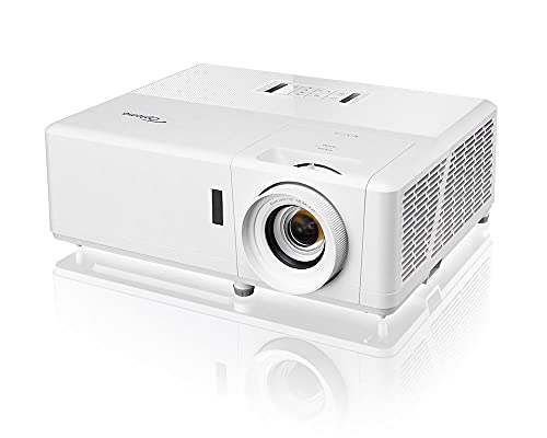 Optoma HZ40 4000 ANSI Lumens 1920 x 1080 Pixels Full HD Resolution Laster 2x HDMI VGA 3x Audio 3.5mm USB A 3D Projector White