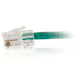 C2G Cat5e Non-Booted Unshielded (UTP) Network Patch Cable - Patch cable - RJ-45 (M) to RJ-45 (M) - 2 m - UTP - CAT 5e - stranded, uniboot - green