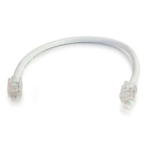 C2G Cat5e Non-Booted Unshielded (UTP) Network Patch Cable - Patch cable - RJ-45 (M) to RJ-45 (M) - 1 m - UTP - CAT 5e - stranded, uniboot - white