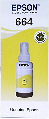 Epson Ink Cartridges, T6644, 4 colour ink bottles, Singlepack, 1 x 70.0 ml Yellow