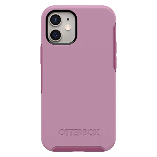 OtterBox Symmetry Series - Back cover for mobile phone - polycarbonate, synthetic rubber - cake pop pink - for Apple iPhone 12 mini