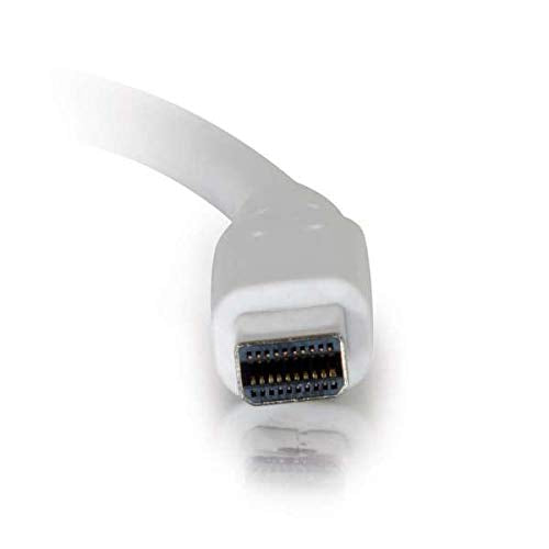 C2G 3 m 4K Mini DisplayPort auf Mini DisplayPort Computermonitorkabel Stecker auf Stecker Weiß