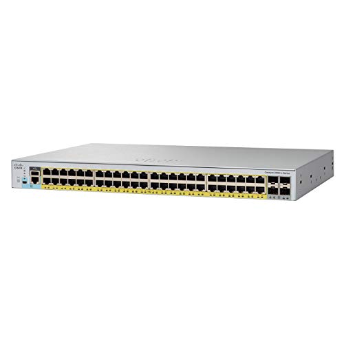 Cisco Catalyst 2960L-48TQ-LL - Switch - Managed - 48 x 10/100/1000 + 4 x 1 Gigabit / 10 Gigabit SFP+ - desktop, rack-mountable