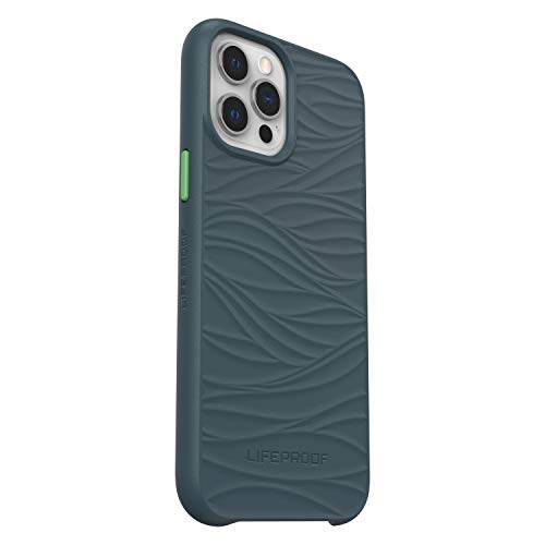 LifeProof WAKE - Back cover for mobile phone - ocean-based recycled plastic - neptune - ultra thin with mellow wave pattern - for Apple iPhone 12 Pro Max