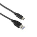 Targus - USB cable - USB-C (M) to USB Type A (M) - USB 3.1 Gen 2 - 3 A - 1 m - 4K support - black - Europe