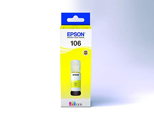 Epson 106 - 70 ml - yellow - original - ink tank - for EcoTank ET-7700, ET-7750, L7160, L7180, Expression Premium ET-7700, ET-7750