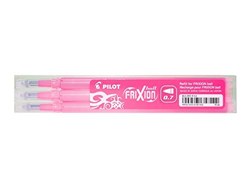 Best Value Pilot Refills for Frixion Rollerball 0.7 mm (Pack of 3) - Pink