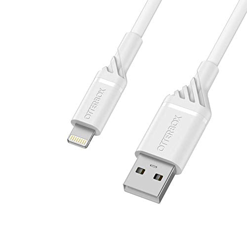 OtterBox Standard - Lightning cable - Lightning male to USB male - 2 m - cloud dream white - for Apple iPad/iPhone/iPod (Lightning)