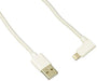 Best Value StarTech.com USBLT2MWR Angled Lightning to USB Cable, 2 m (6 ft), White, Apple MFi Certified