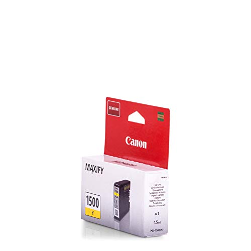 Canon PGI-1500 Y - 4.5 ml - yellow - original - ink tank - for MAXIFY MB2050, MB2150, MB2155, MB2350, MB2750, MB2755