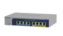 NETGEAR Plus MS108EUP - Switch - Managed - 4 x 100/1000/2.5G (PoE++) + 4 x 100/1000/2.5G (PoE+) - desktop, wall-mountable - PoE++ (230 W)