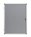 Best Value Bi-Office Enclore Display Case Felt Interior 940 x 1288 mm grey