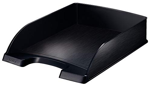 Best Value Leitz A4 Letter Tray, Satin Black, Style Range, 52540094