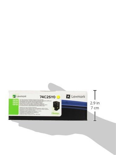 Best Value Lexmark 74C2SY0 Original Toner Cartridge - Yellow