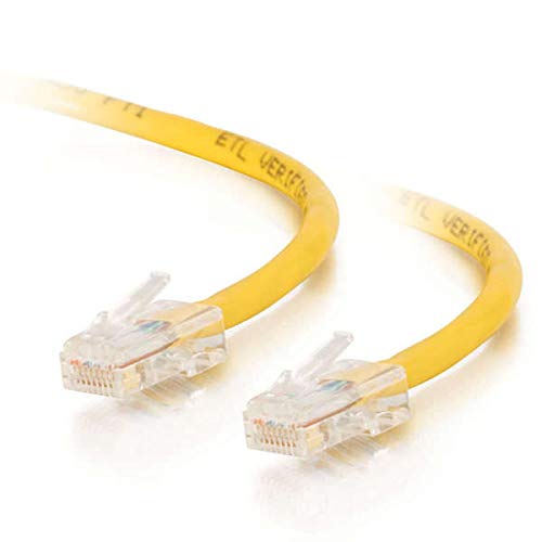 C2G Cat5e Non-Booted Unshielded (UTP) Network Crossover Patch Cable - Crossover cable - RJ-45 (M) to RJ-45 (M) - 2 m - UTP - CAT 5e - stranded, uniboot - yellow